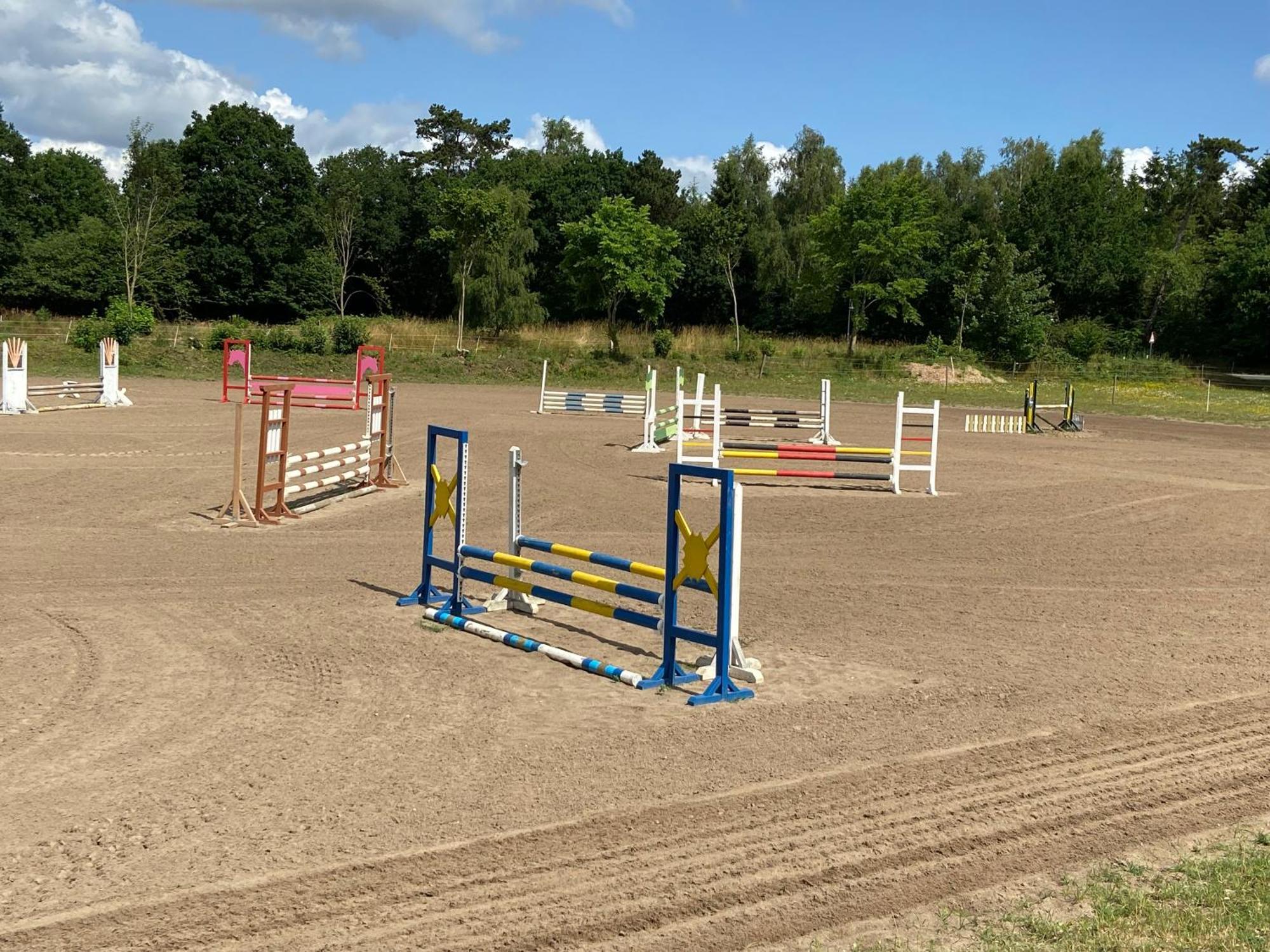 Ferienwohnung Reitanlage Baerenz Selk Bagian luar foto